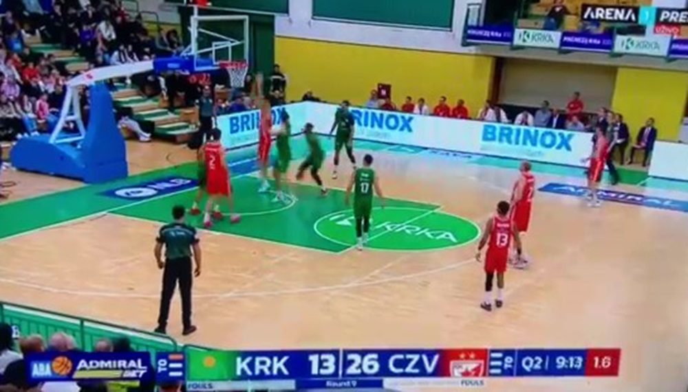 DOBAR POČETAK ZVEZDE U NOVOM MESTU Crveno-beli otišli na pauzu sa 16 poena prednosti (VIDEO)