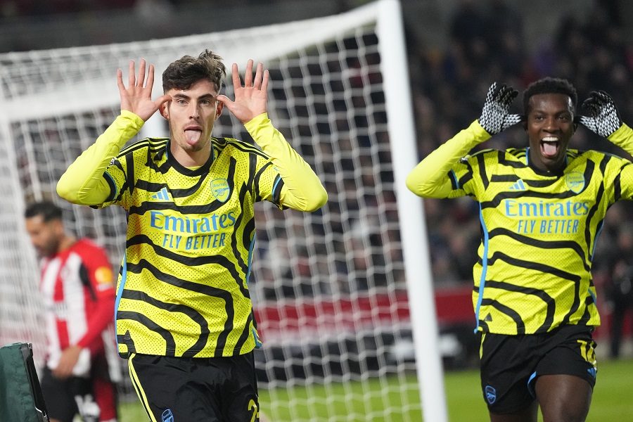 PREMIJER LIGA Brentford nije izdržao, Haverc odveo Arsenal na čelo tabele (VIDEO)