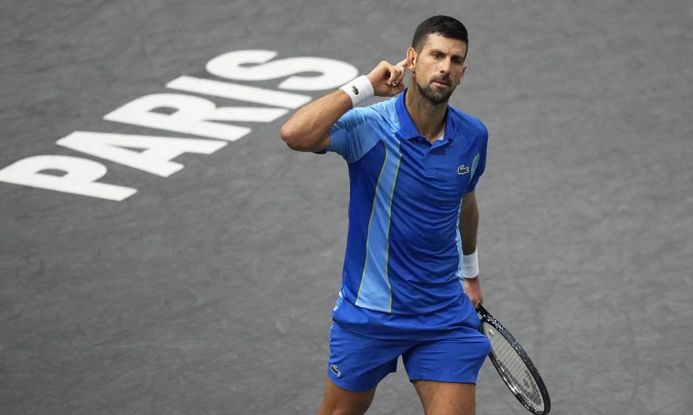 PORUKA Novak dobio prvi set u finalu pa se obratio publici (VIDEO)