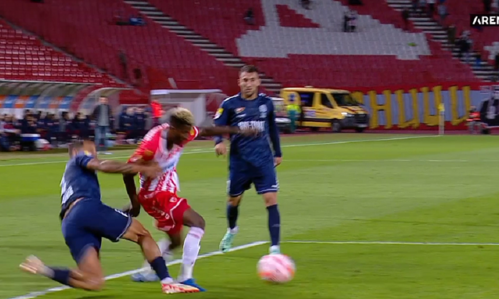 KUTAK ZA SPORNI TRENUTAK Da li je ovo bio penal za Zvezdu? (VIDEO)