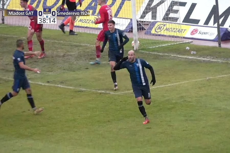 PRVA LIGA Smederevski oklop nije izdržao, Mladost Gat do boda u nadoknadi utakmice (VIDEO)