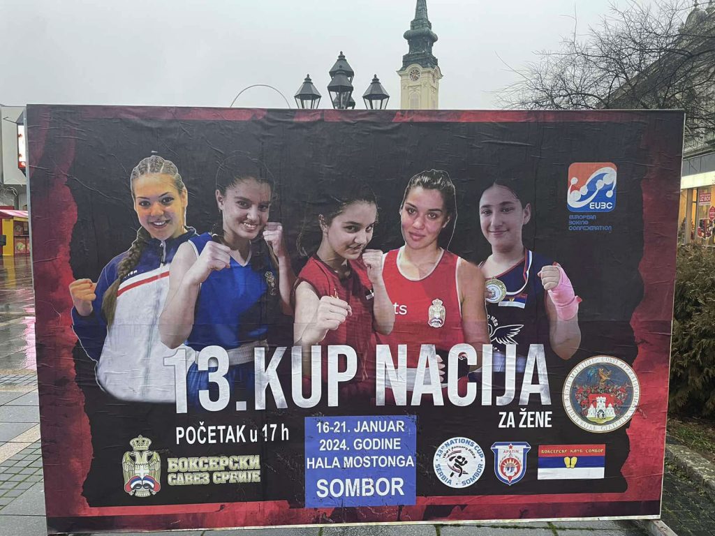 Sombor u znaku 13. Kupa nacija u boksu za žene