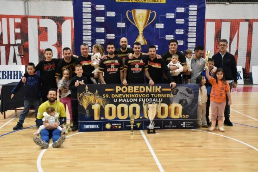 DNEVNIKOV TURNIR MaxBet osvojio treći pehar, u finalu pobedio sa 3:0