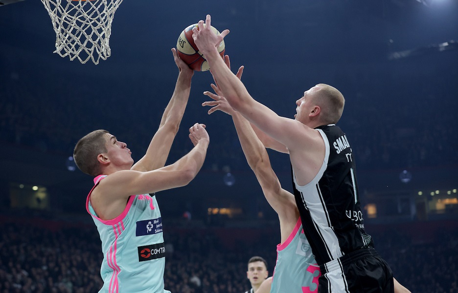 ZVEZDA JOŠ NE ZNA PROTIVNIKA U FINALU Mega srušila očajni Partizan i izborila majstoricu u Areni (VIDEO)