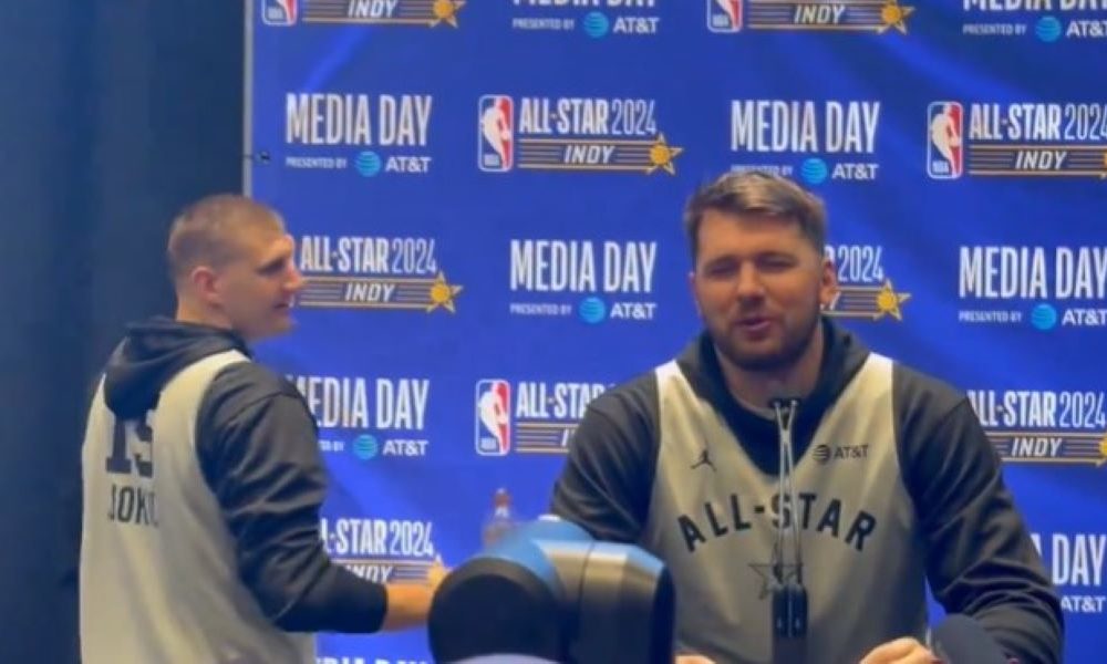 ZASMEJALI NOVINARE Jokić sipao Dončiću hladnu vodu za vrat! Ovaj ga „počastio“ sočnom psovkom (VIDEO)