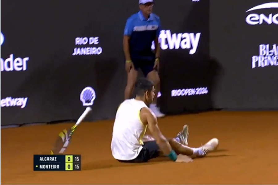 ZGLOB KAO JABUKA Bolan krik, pa kraj! Alkaraz predao meč u Riju (FOTO)