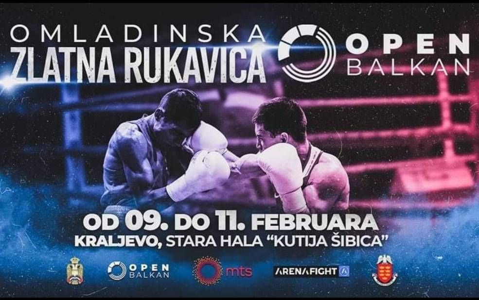 U kraljevačkoj “Kutiji šibica“ za omladinsku zlatnu rukavicu – nastavak OPEN BALKAN serije