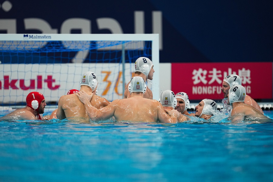 „DELFINI“ OSTALI BEZ MEDALJE Hrvatska i sjajni golman Bijač srušili Srbiju posle velike borbe u Dohi