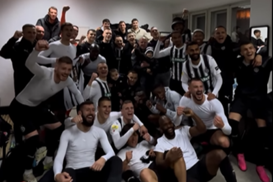 CRNO-BELA PORODICA Anđušić i Kaboklo kod Duljaja i fudbalera u svlačionici (VIDEO)