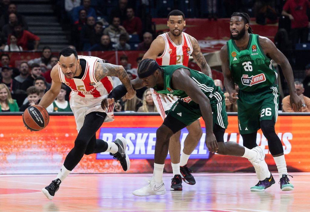 POLUVREME Panatinaikos sve pogađa, ali Zvezda drži priključak – grčki tim ima „+10“ na pauzi (VIDEO)