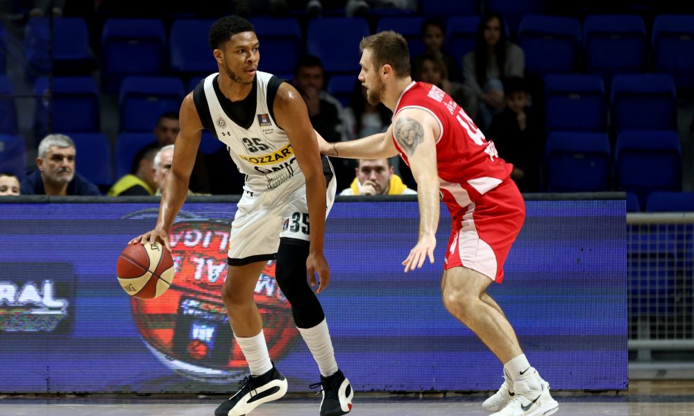 POLUVREME Partizan se ponovo muči u Podgorici… Crno-beli smanjili zaostatak, ali gube tri poena razlike