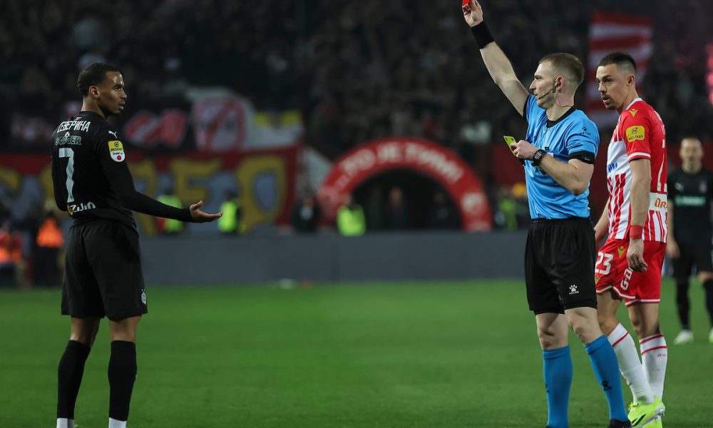 O OVOME ĆE DA SE PRIČA NAREDNIH DANA Partizan ostao sa igračem manje! Severina za pet minuta dobio dva žuta kartona (VIDEO)