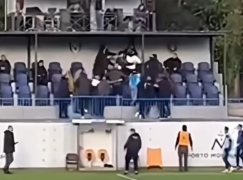 VIP PESNIČENJE Izbila tuča u loži na utakmici crnogorske lige (VIDEO)