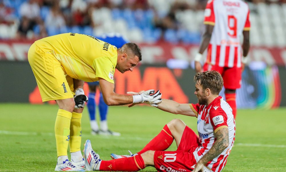 SLIKA KOJOJ JE IME NERVOZA Stamenković u klinču sa klupom Zvezde posle bure na „Marakani“ (FOTO)