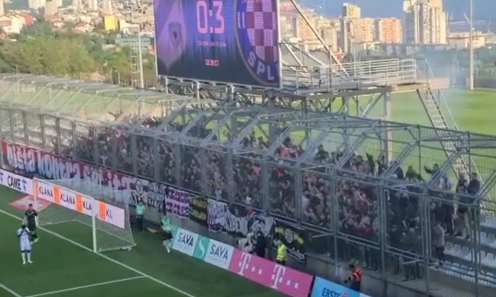 Slovenci udarili po stadionu Rijeke: Tribina podseća na kavez u zoološkom vrtu!
