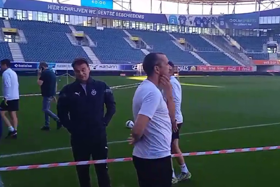 ANEGDOTA S POČETKA TRENINGA Stanojević: Veliki je teren, ne možemo da se štekujemo (FOTO/VIDEO)