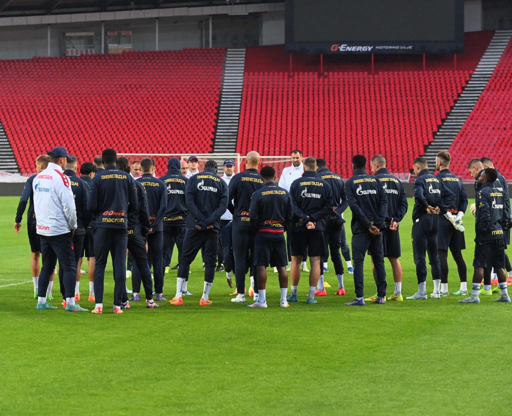 ZVEZDA ODRADILA POSLEDNJI TRENING PRED PUT U MILANO Ova dva lica na terenu će svakako da obraduju „delije“ (FOTO)