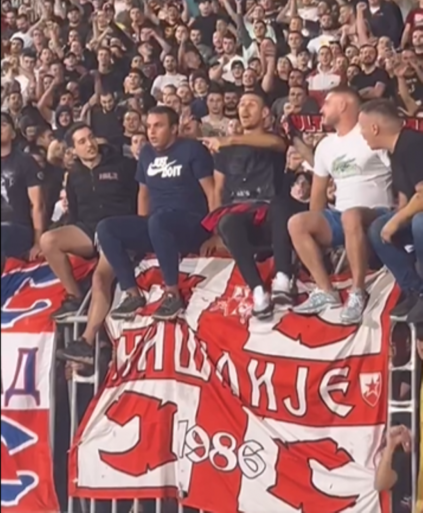 SEVER JE U TRANSU LUDOVAO Među „Delijama“ je bio i bivši desni bek crveno-belih (VIDEO)