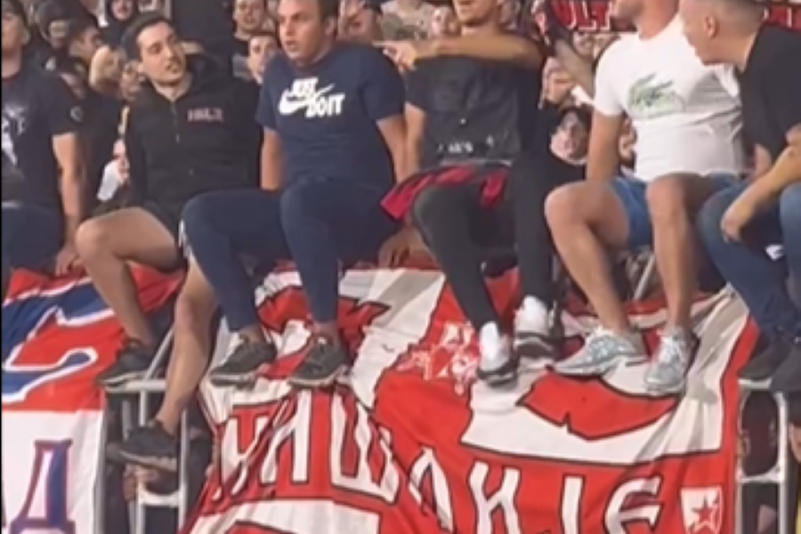 SEVER JE U TRANSU LUDOVAO Među „Delijama“ je bio i bivši desni bek crveno-belih (VIDEO)
