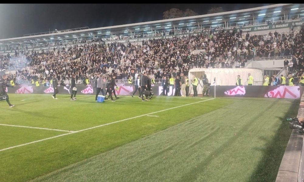 SKANDAL „Grobari“ gađali Stanojevića petardama! Humskom se ori: „Stanoje, odlazi!“ (VIDEO)