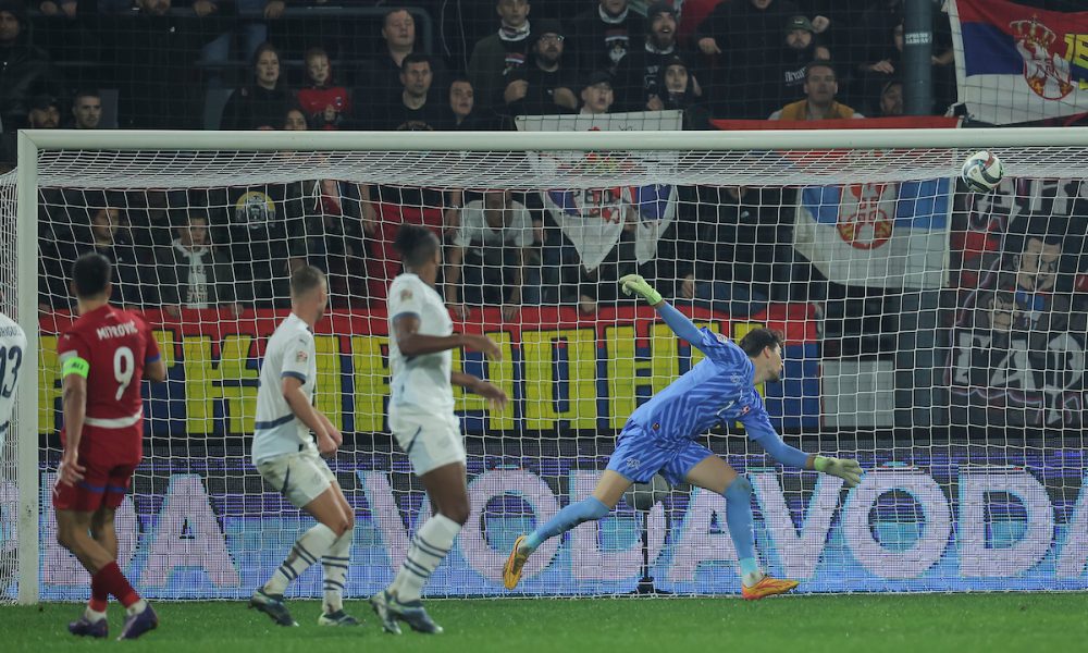 PALA JE I TA ŠVAJCARSKA Pevaj, Srbijo! Mitrović i Rajković predvodili „orlove“ do velike pobede protiv starog dužnika (VIDEO)