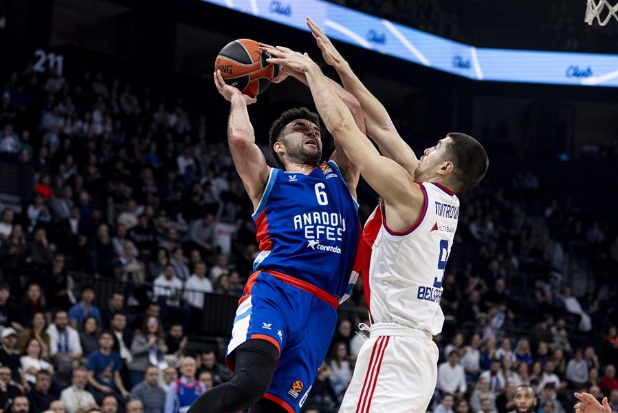 Trofejna srpska sportistkinja gleda utakmicu Anadolu Efes – Crvena zvezda (VIDEO)