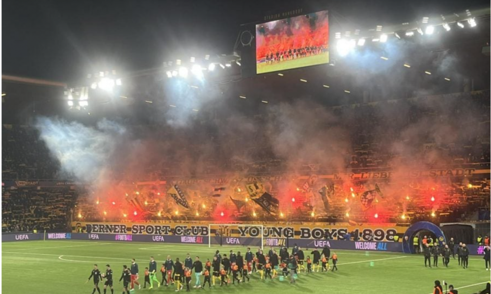 SPEKTAKL U BERNU Na stadionu Jang bojsa se ore Zvezdine pesme! Ni domaći se nisu obrukali (VIDEO)