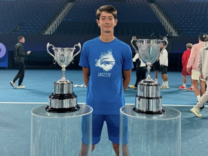 ZAPAMTITE OVOG DEČKA Ognjen Milić vicešampion Australijan opena