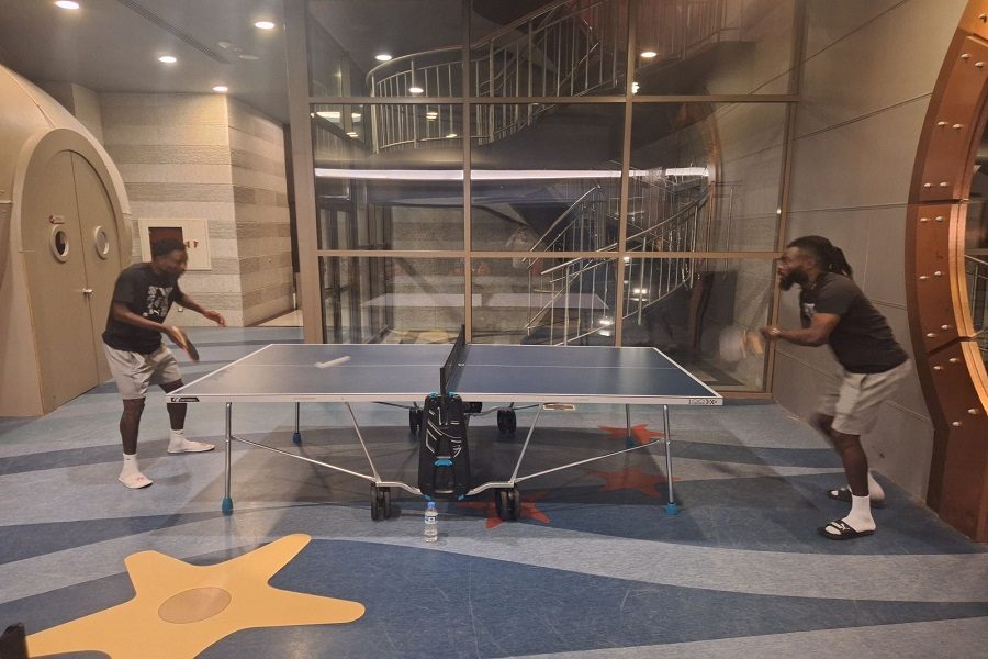 OVO BI SE OČEKIVALO PRE OD GOHA Fudbaleri Partizana igrali stoni tenis, a onda se pojavio „Kinez“ Zubairu i krenuo da ih „čisti“ redom (VIDEO)