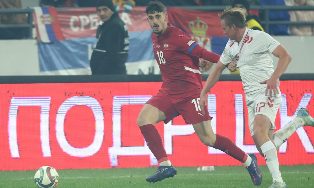 LISICA U PETERCU Ivanović pogodio glavom sa zemlje, pa proslavio u Mitrovom stilu (VIDEO)