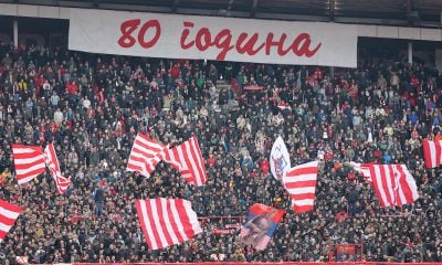 Navijači Crvene zvezde na proslavi 80. rođendana (Foto: Starsport)