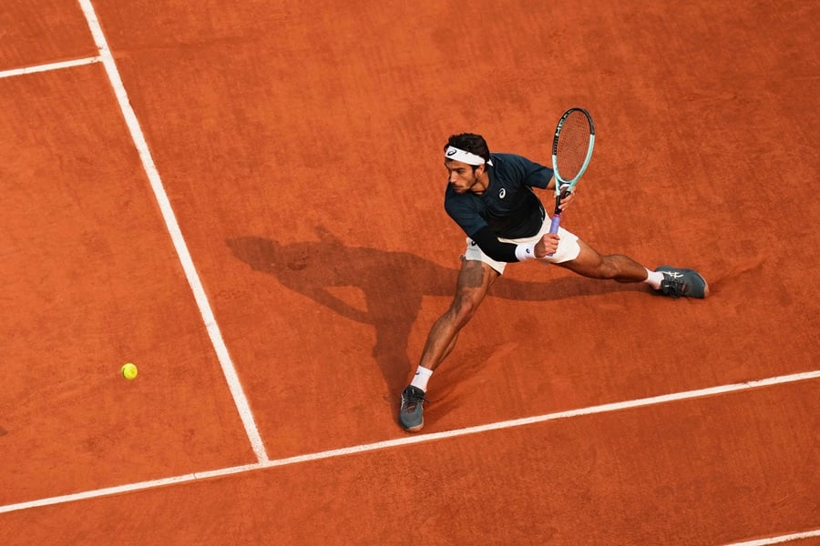 Rolan Garos: Museti prvi polufinalista