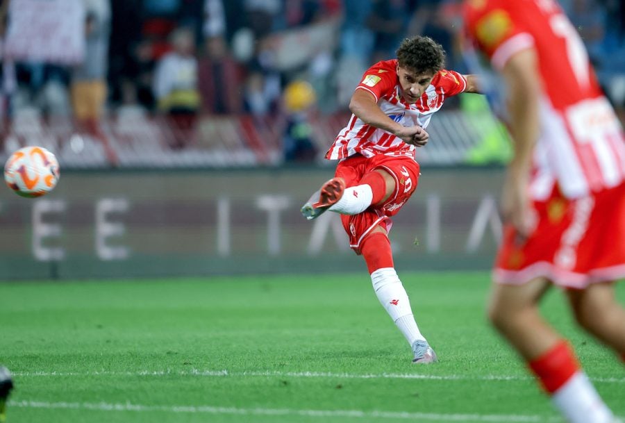 Uroš Kabić u dresu Crvene zvezde (Foto: Starsport)
