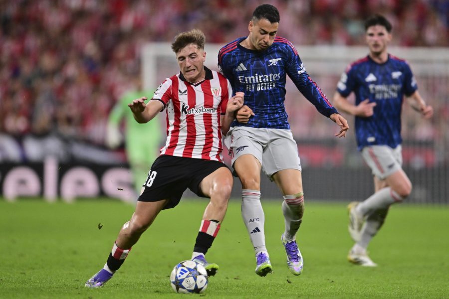 Momenat sa utakmice Atletik Bilbao - Arsenal (Foto: Beta/AP)