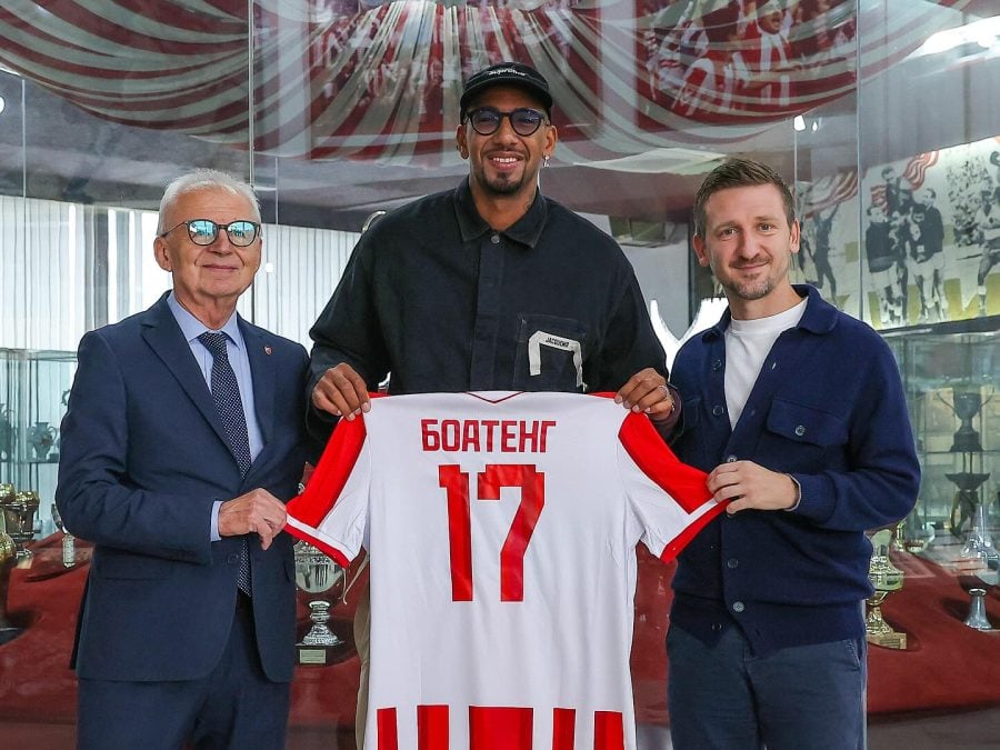 Boateng u poseti Marakani (Foto: FK Crvena zvezda)