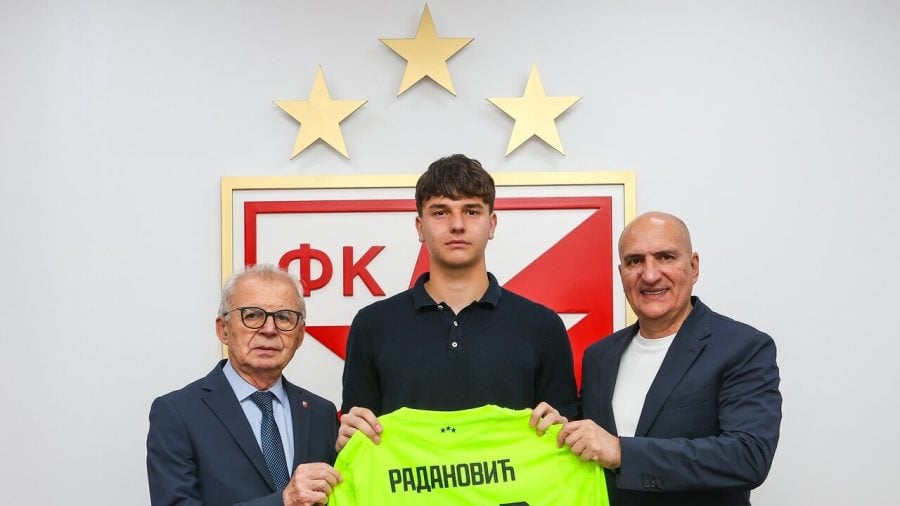 Savo Radanović, Mitar Mrkela i Svetozar Mijailović (Foto: FK Crvena zvezda)