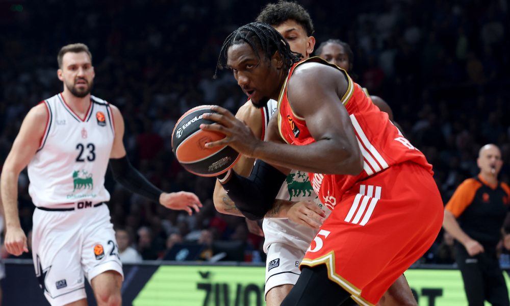 Dinamično poluvreme u Areni: Bilo je sjajnih Zvezdinih poteza, ali Milano ima vođstvo na pauzi (VIDEO)