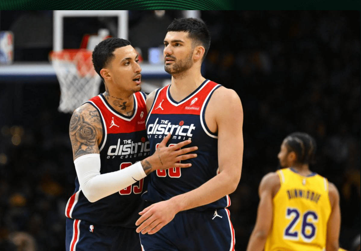 Vašington divljački gurnuo Tristana Vukčevića – saigrači sprečili tuču Srbina i Amerikanca (VIDEO)