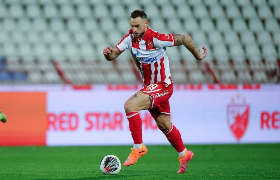 Ogroman problem za Zvezdu: Arnautović napustio teren hramljući (VIDEO)