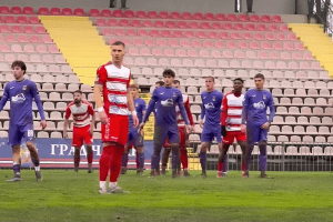 Detalj sa utakmice u Čačku / Foto: FK Borac / Instagram, printskrin 