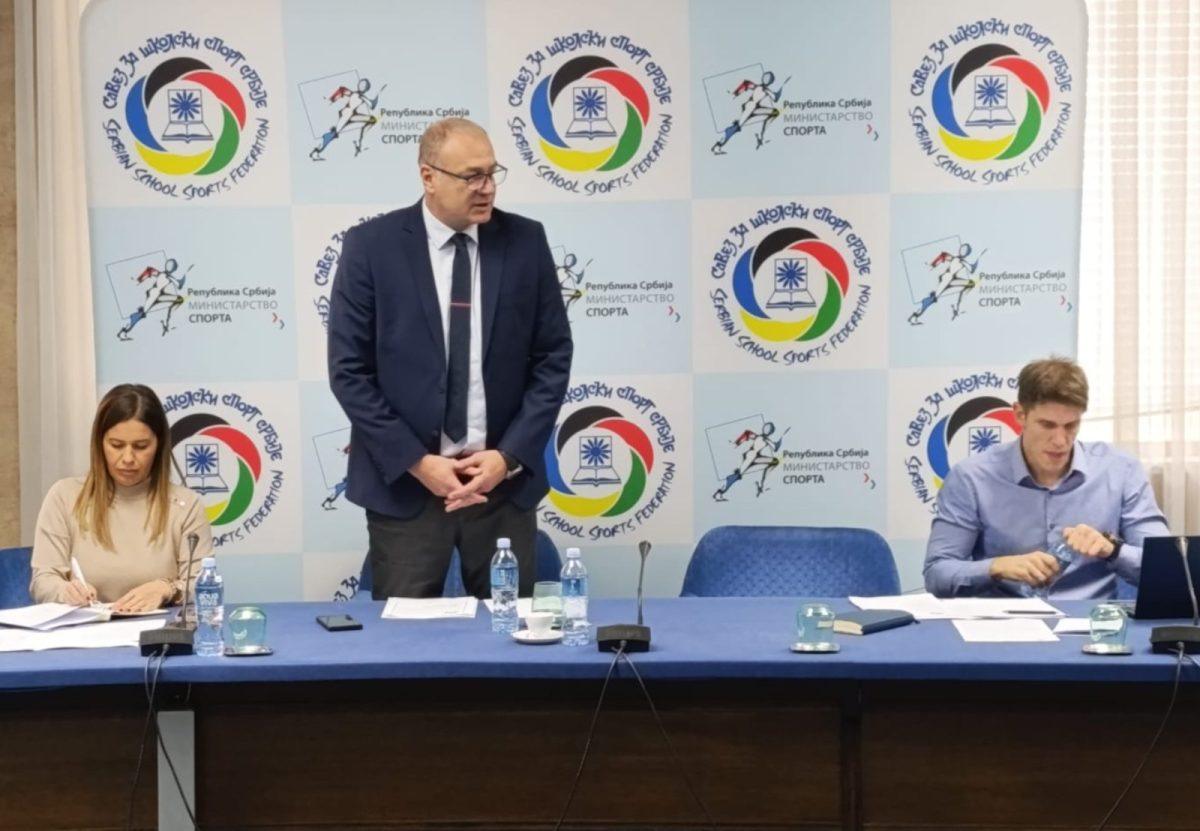 Tanasković i dalje na čelu Školskog sporta Srbije