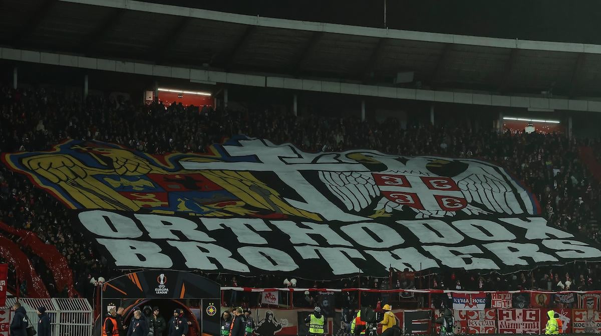 Zvezda saopštila koliko navijača je bilo na stadionu po kiši i hladnom vremenu