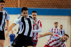Mateja Ćirka na "večitom derbiju" (Foto: Futsal klub Partizan)