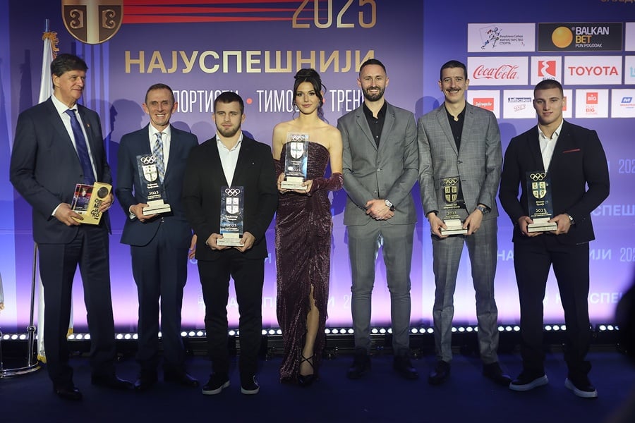 Komarov i Topićeva najbolji srpski sportisti u 2025! Priznanje i Jokiću