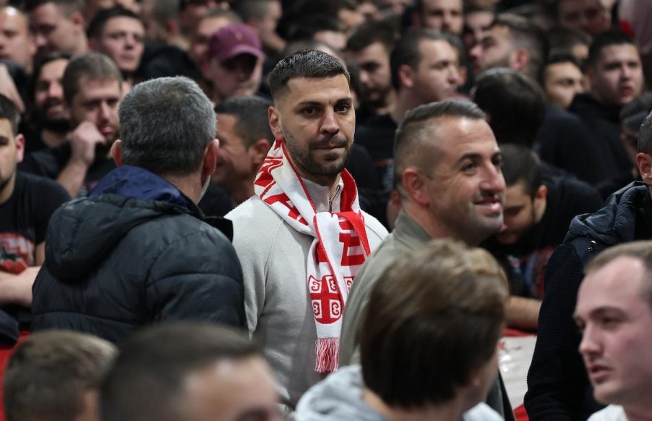 Dragović došao da podrži Zvezdu (FOTO)