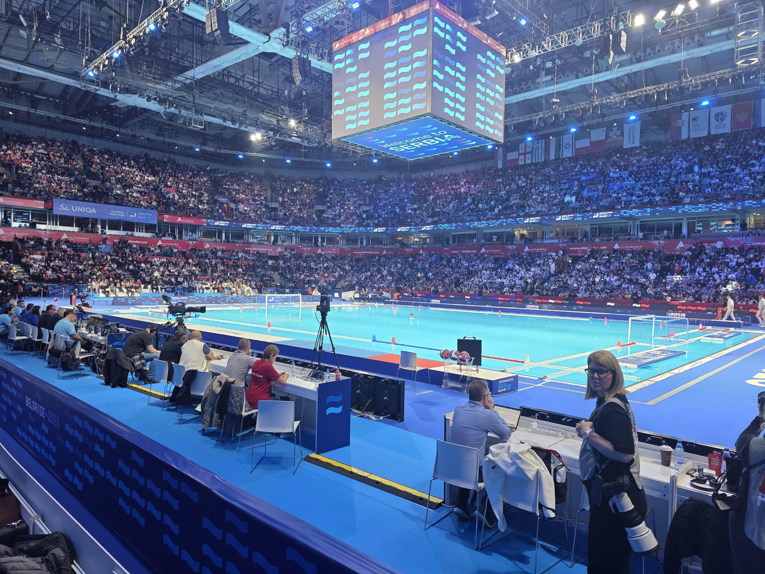 Spektakl u Areni može da počne – Srbija i Mađarska u borbi za zlato (VIDEO)