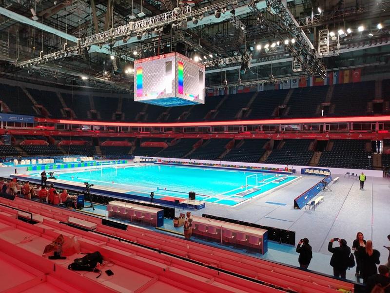 Na licu mesta: Arena spremna za najbolje vaterpoliste Evrope (VIDEO)