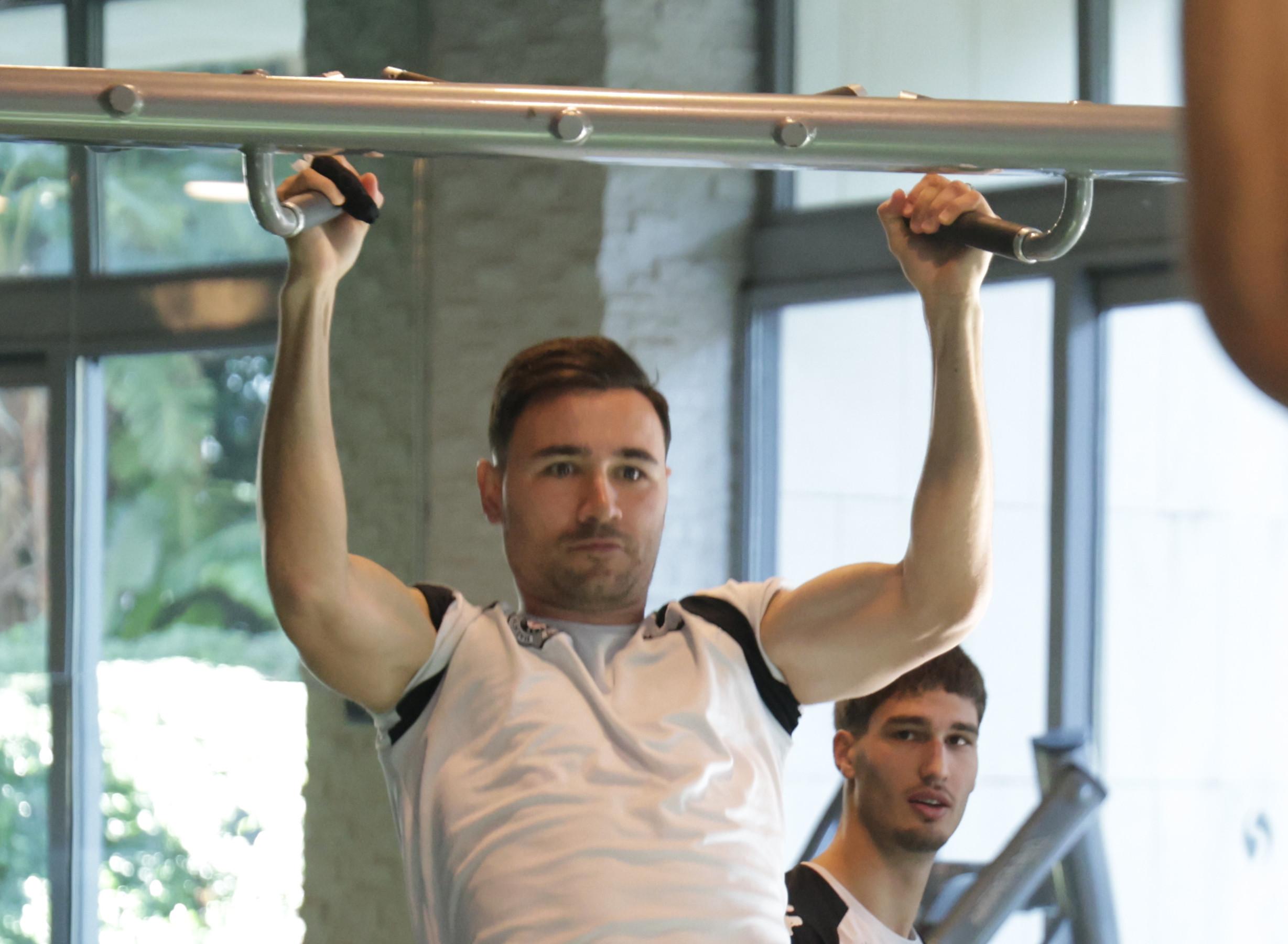 Dan posle utakmice sa Rakovom crno-beli odradili samo trening u teretani (VIDEO)