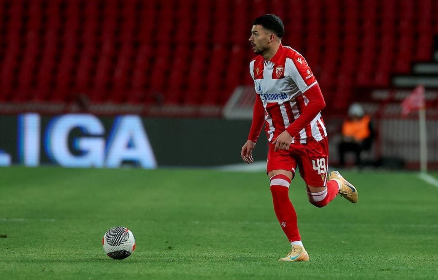 Prvi Zvezdin gol u 2026. godini: Radonjić zatresao mrežu glavom (VIDEO)