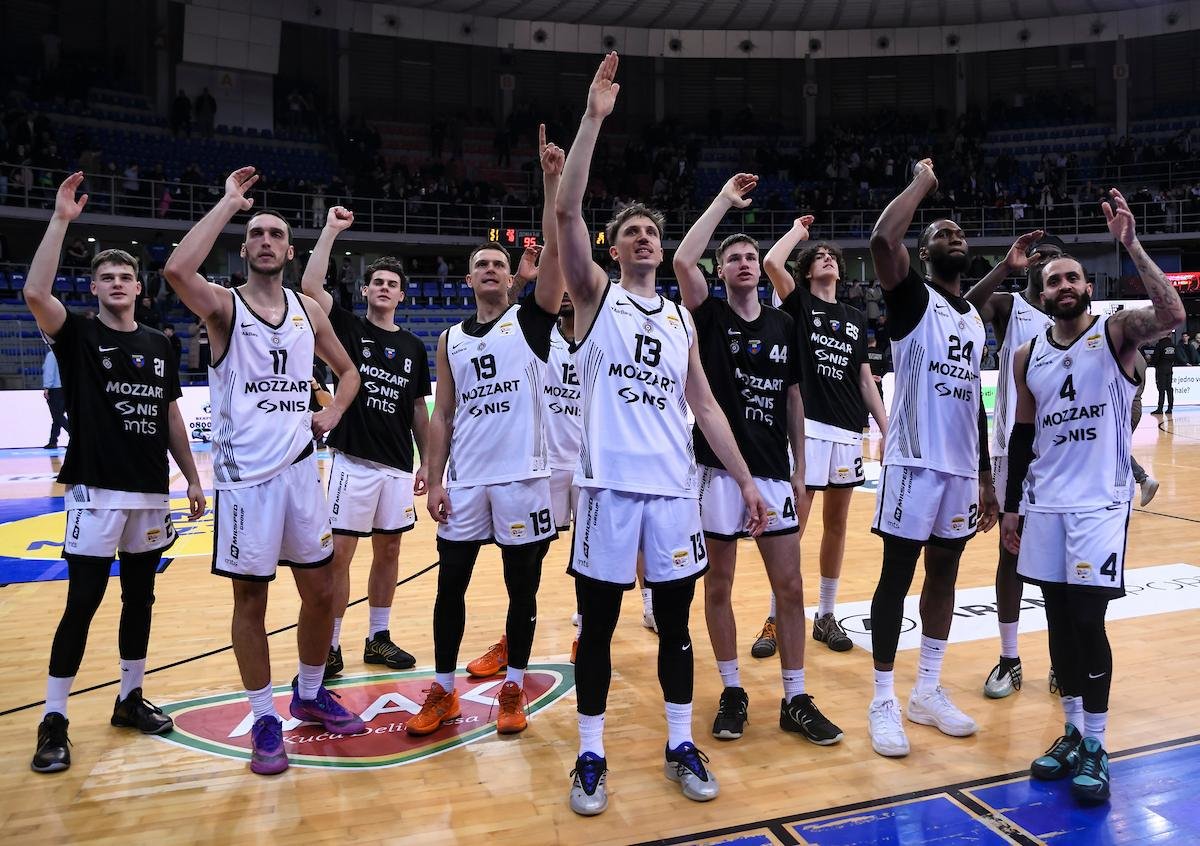 Evroligaška minutaža košarkaša Partizana u Nišu